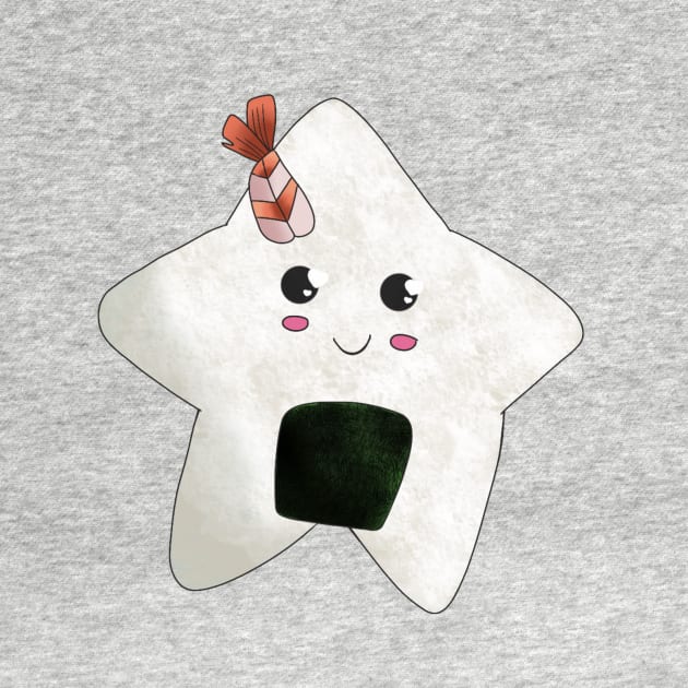 Cute Sushi Star Design by Mydrawingsz